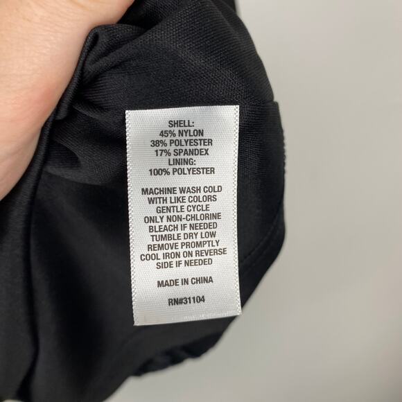 Chaps Velvet Burnout Blouse Mesh Sheer Top Floral Black Whimsygoth Size Large - Picture 11 of 11